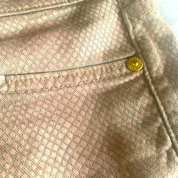 Pink Snake Skin Skinny Pants, Seven For Mankind, Size 32 - Picture 6 of 6